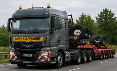 Low loader trailer modular trailer and heavy haul truck used for exceptional transport